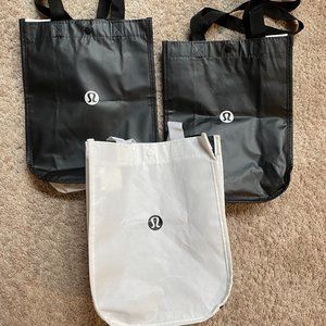 lululemon Reusable Small Shopper Bags - 3pcs